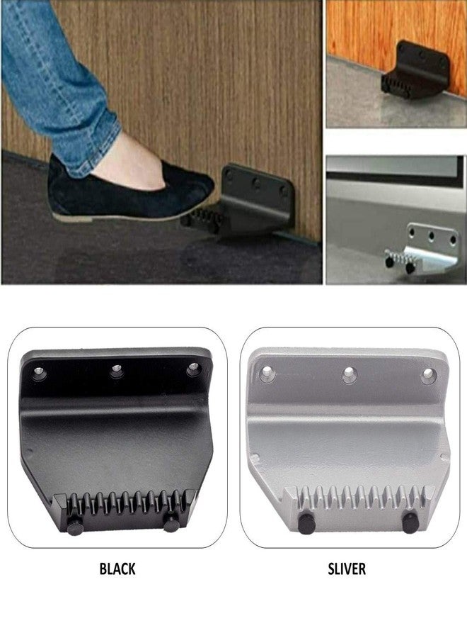 Atom Foot Operated Door Opener, Black, Pack of 1 | Aluminium Door Pedal for Contactless Handsfree Safety Access | Step and Pull Strong Opener - Image 5